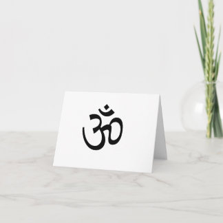 Yoga Ohm Notecard