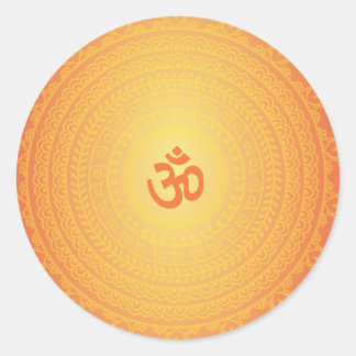 Yoga Om Buddhist Mandela sticker