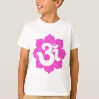Yoga Om in Lotus pink