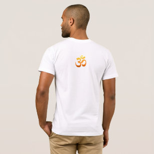 Yoga Om Mantra Symbol Asana Relax Back Image Men's T-Shirt