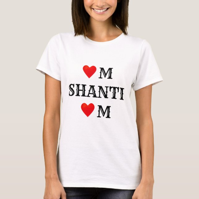 Yoga Om Shanti Om T-Shirt (Front)