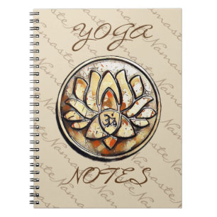 Yoga Om Symbol Notebook