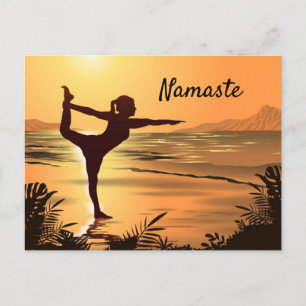 Yoga on the Beach Postcard