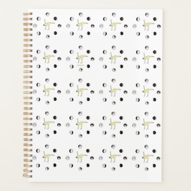Yoga on the moon planner (Front)