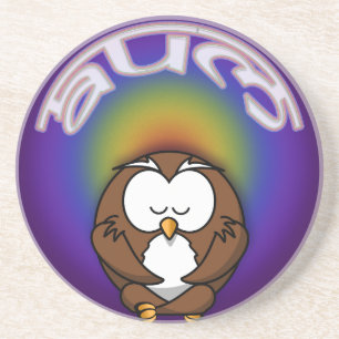 yoga owl coaster