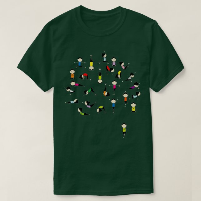 Yoga Pants Bali Krishna T-Shirt (Design Front)