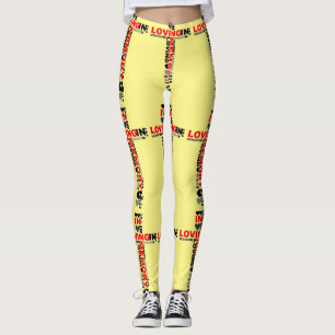 Yoga Pants Leggings Stretch Pants In Loving Memory