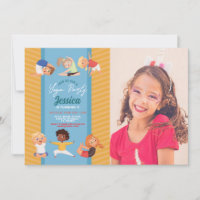 Yoga Party Birthday Stretch Girls Boys Photo
