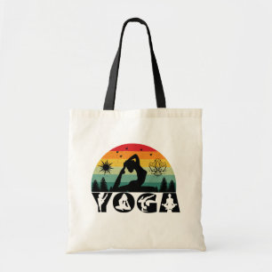 Yoga - Peace, Love & Light Tote Bag