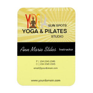 Yoga Pilates Business Magnet