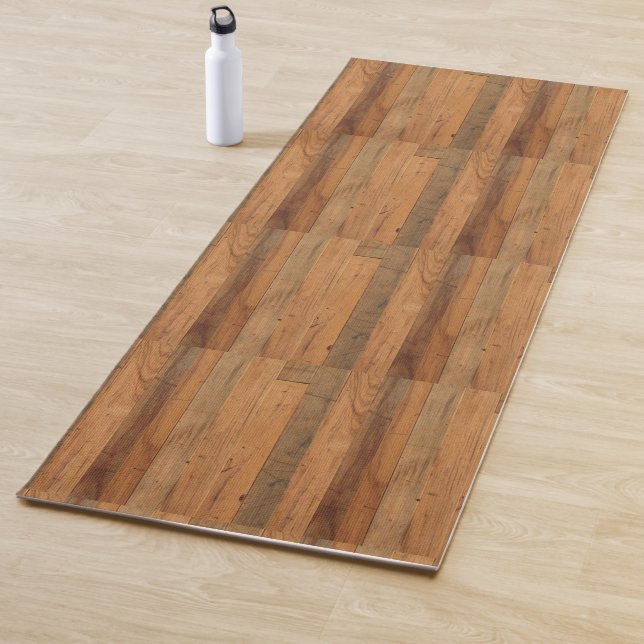 Yoga/Pilates Mat "Wood" by KeyAesthetics (In Situ)