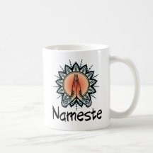 Yoga/ Pilates mug. Nameste