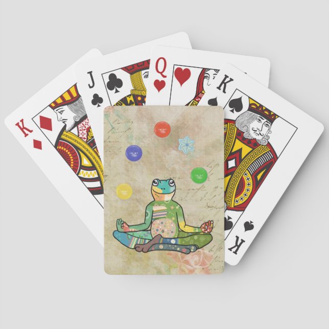 yoga playing cards (Back)