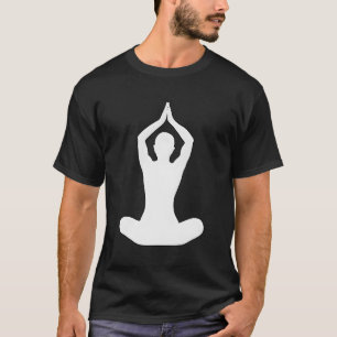 Yoga Pose Lotus Namaste Padmasana Pose Relaxation T-Shirt