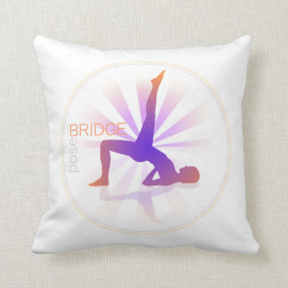 Yoga Pose Pillow (bridge pose)