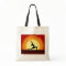 Yoga Pose Silhouette Sunrise Custom Tote Bags