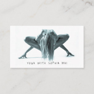Yoga Pose, Yoga Instructor Business Card