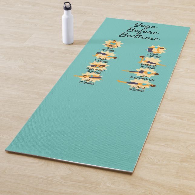 Yoga Poses Before Bed Routine Poses With Times Mat (In Situ)