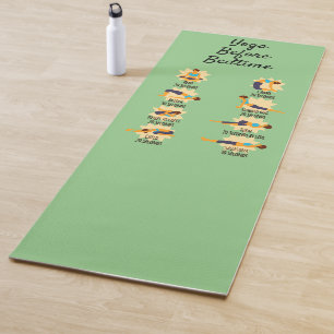 Yoga Poses Before Bed Waking Up Mat