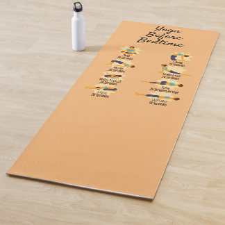Yoga Poses Before Bed Waking Up  Mat