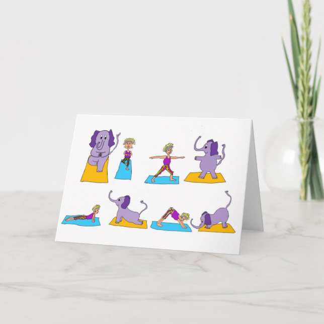 Yoga Poses Card (Front)