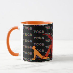 Yoga Poses Ceramic Gift Coffee Tea Cup Mug