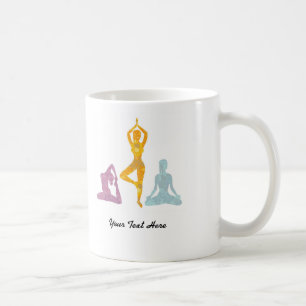 Yoga Poses (customisable) Coffee Mug