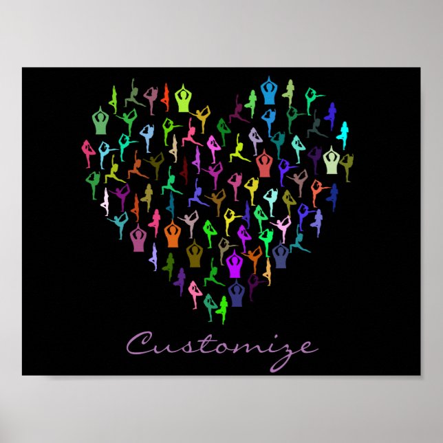 Yoga Poses Heart Thunder_Cove Poster (Front)