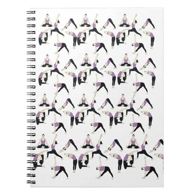 Yoga Poses Notebook – for Ideas in Motion (Front)