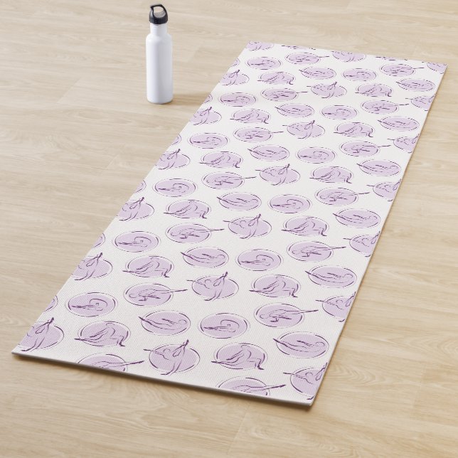 yoga poses pattern mat (In Situ)