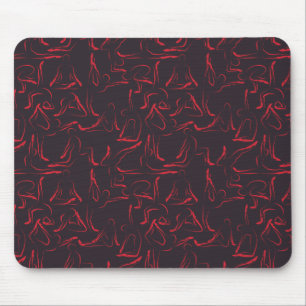 Yoga poses pattern Yoga seamless pattern 12 Mouse Pad