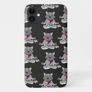 Yoga poses pattern Yoga seamless pattern 19 iPhone 11 Case