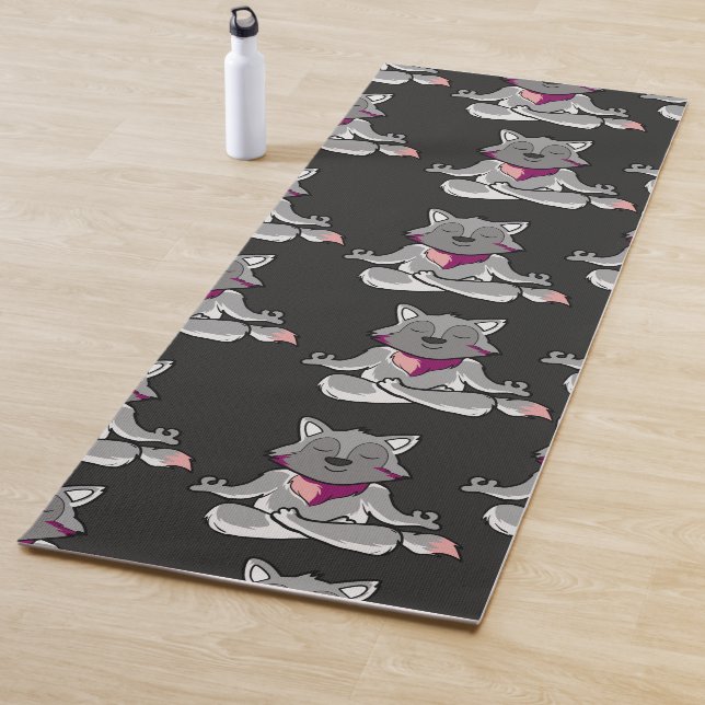 Yoga poses pattern | Yoga seamless pattern 19 Yoga Mat (In Situ)
