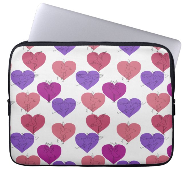 Yoga poses pattern | Yoga seamless pattern 1 Laptop Sleeve (Front)