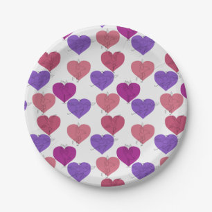 Yoga poses pattern Yoga seamless pattern 1 Paper Plate