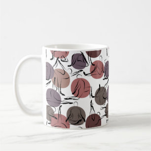 Yoga poses pattern Yoga seamless pattern 22 Coffee Mug