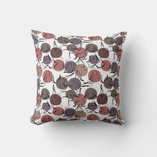 Yoga poses pattern Yoga seamless pattern 22 Cushion