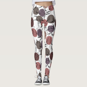 Yoga poses pattern Yoga seamless pattern 22 Leggings