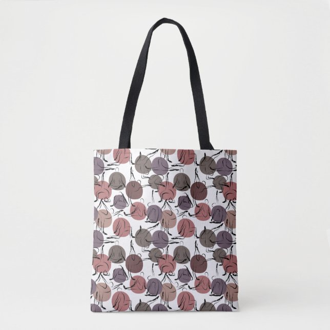 Yoga poses pattern | Yoga seamless pattern 22 Tote Bag (Front)