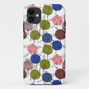 Yoga poses pattern   Yoga seamless pattern 34 iPhone 11 Case