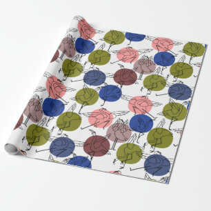 Yoga poses pattern Yoga seamless pattern 34 Wrapping Paper