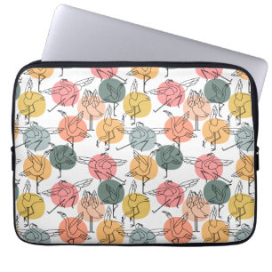 Yoga poses pattern Yoga seamless pattern 37 Laptop Sleeve
