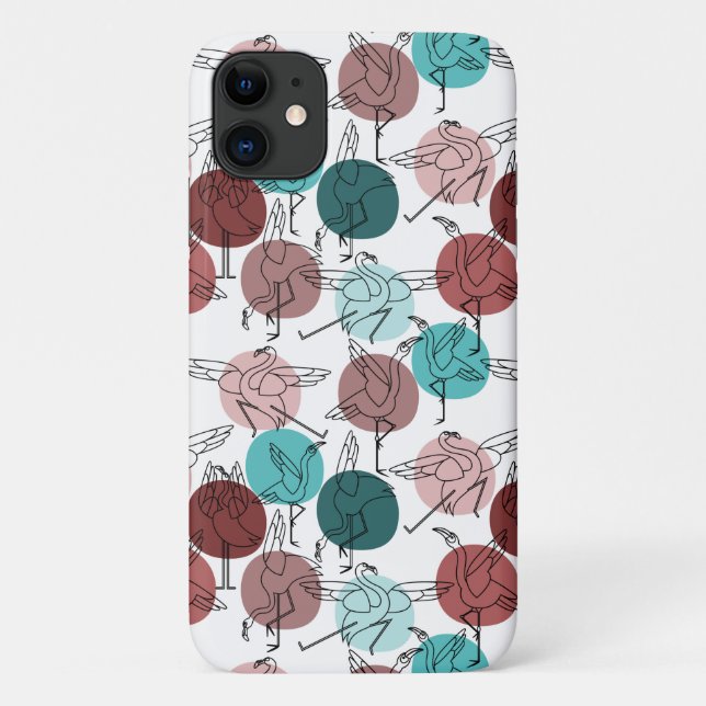 Yoga poses pattern | Yoga seamless pattern 41 Case-Mate iPhone Case (Back)