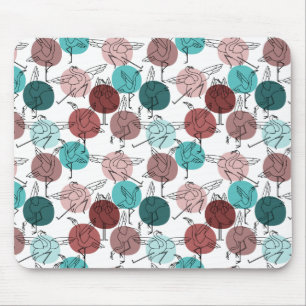 Yoga poses pattern   Yoga seamless pattern 41 Mouse Pad