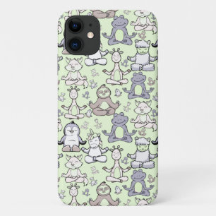 Yoga poses pattern Yoga seamless pattern 46 iPhone 11 Case