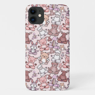 Yoga poses pattern   Yoga seamless pattern 48 iPhone 11 Case