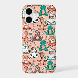 Yoga poses pattern Yoga seamless pattern 54