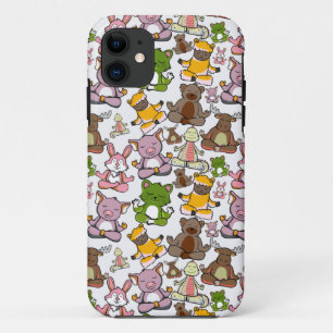 Yoga poses pattern Yoga seamless pattern 58 iPhone 11 Case