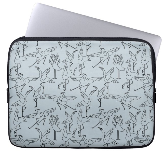 Yoga poses pattern | Yoga seamless pattern 5 Laptop Sleeve (Front)