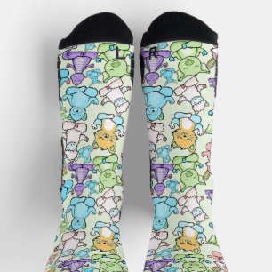 Yoga poses pattern Yoga seamless pattern 63 Apro Socks